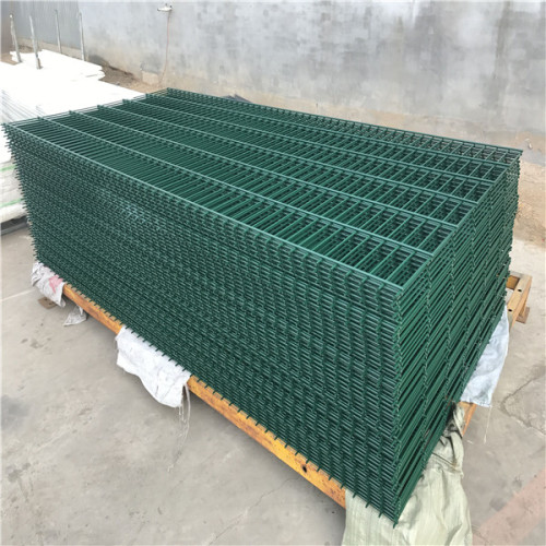 galvanized powder coated 8/6/8 double wire mesh fence