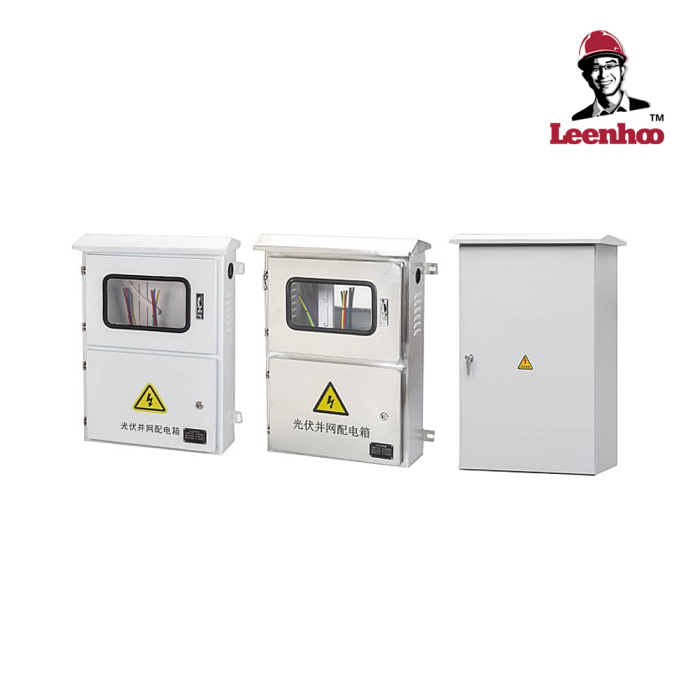 Caixa conectada à rede monofásica e trifásica