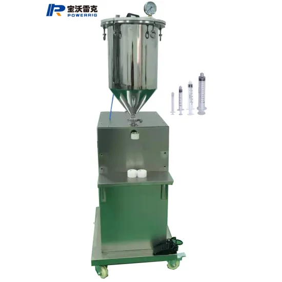 Semi-Automatic Syringe Filling Machine for Viscous Cosmetic Creams