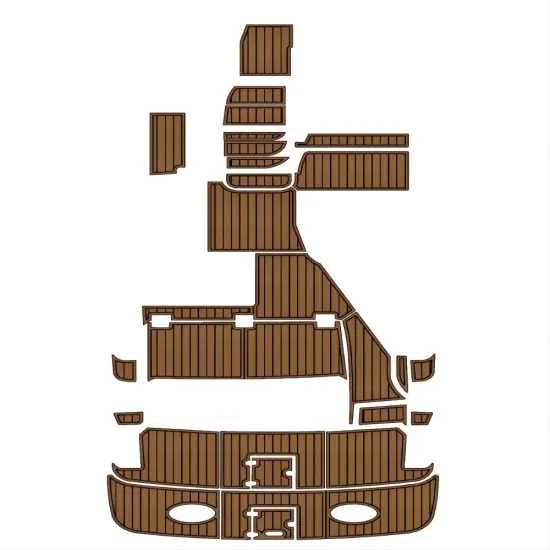 Regal 32 Express Swim Platform Cockpit Boat EVA Faux Teak Deck Floor Pad