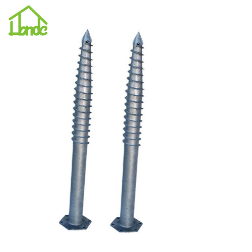 Unique Design Ground Anchor Screw with Hex Flange