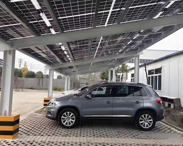 Photovoltaic carport with four pillars Highly customized