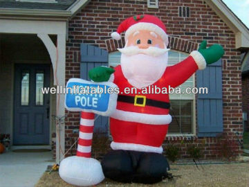 wholesale lowes christmas inflatables santa claus / inflatable santa claus / giant inflatable santa claus