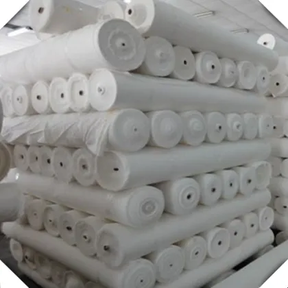 The Cotton Polyester Plain White Fabric