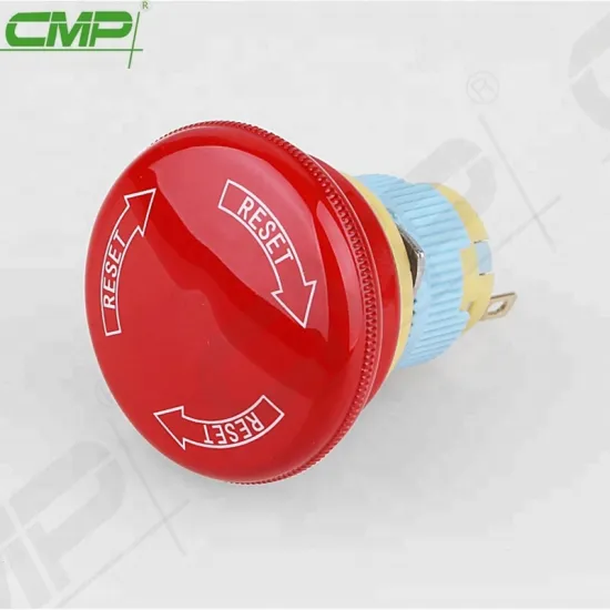 high quality plastic buttons 16mm emergency stop switch