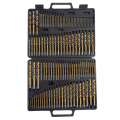 Professional 115pcs Plastic Box Packed Fractional Twist Drill Bit Set for Metal Drilling