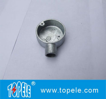 Bs4568 / Bs31 Cast Iron / Aluminum One Way Terminal Electrical Conduit Circular Junction Box