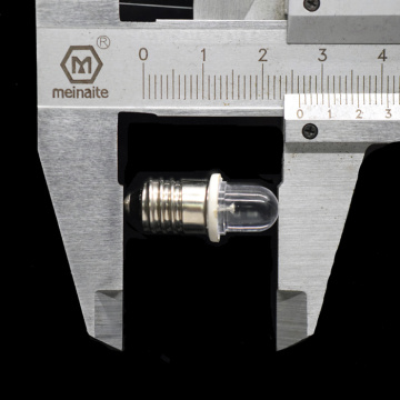 Миниатюрная винтовая лампа E10 Сигнальная белая лампа 4,5 В