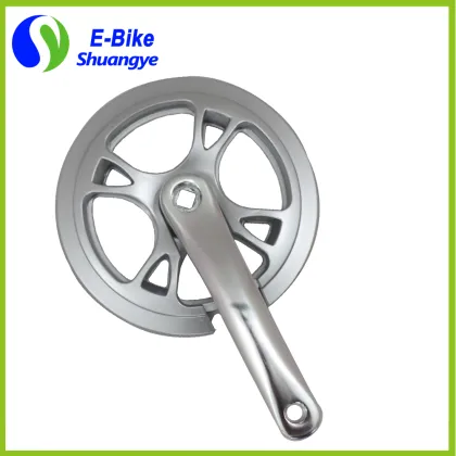 alloy electric bicycle crank and chainwheel bicycle crankset