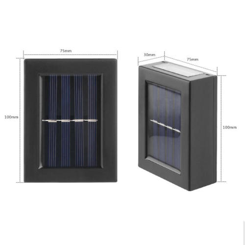 Tanpa Wayar Up and Down Morden Solar Wall Light