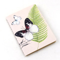 Las mariposas personalizadas están locas por Flowers Style 64K Single Sewing Notorbook Diary