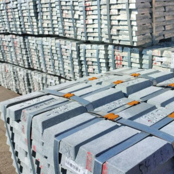 Large Stock Aluminum and Zinc Alloy Ingots - 99.9% Pure Metal Rods