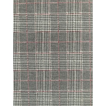 Plaid Pattern Jacquard Stoff