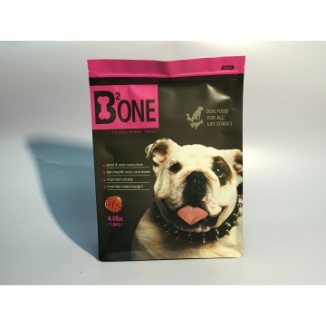 Padrão 250g de bolsa de embalagem de alimentos para cães de alumínio personalizada
