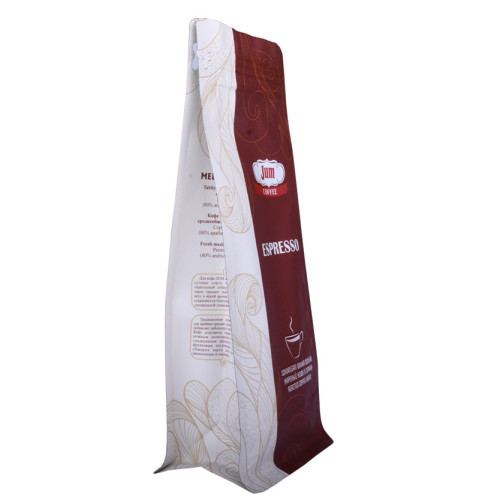 Bottom Standing Aluminum Laminated Valve Coffee Zipper Bags