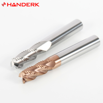 Customized Tungsten Carbide Rough Milling Cutters for CNC: 4/6/8/10mm End Mills with HRC55/65 Hardness for Efficient Roughing Operations