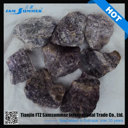 Applied to ceramics 95% fluorspar granules