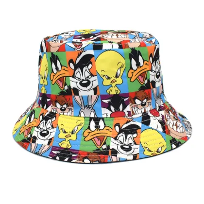 The New Cartoon Fisherman Hat: Spring and Fall Unisex Outdoor Sunscreen Sun Hat