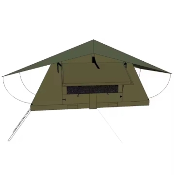 High Quality Aluminum Car Outdoor Rooftop Tent for 2-3 Persons