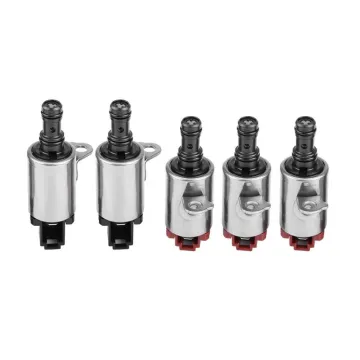 5pcs CRV Gearbox Solenoid Valve Set for Automobile Transmission (28400-PRP-004, 28500-PRP-004)