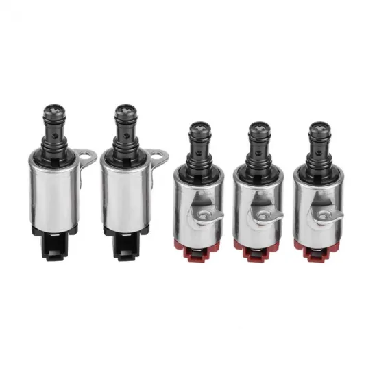 5pcs CRV Gearbox Solenoid Valve Set for Automobile Transmission (28400-PRP-004, 28500-PRP-004)
