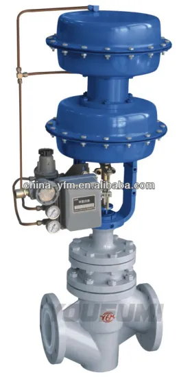 Single-Seat Pneumatic PTFE Lined Double Film Head Control Valve