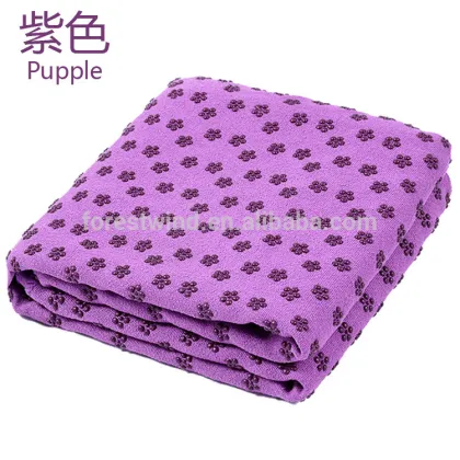 Hot Sale Customized Print Microfiber Yoga Mat Manduka