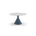 Marble top wood table, Round dining table