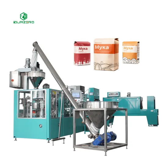 Flour Paper Bag Packaging Paper Bag Filling Machines