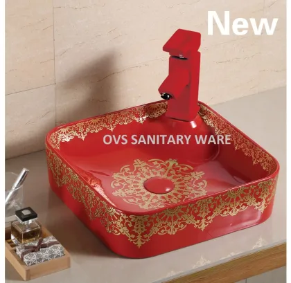 Ceramic black wash basin