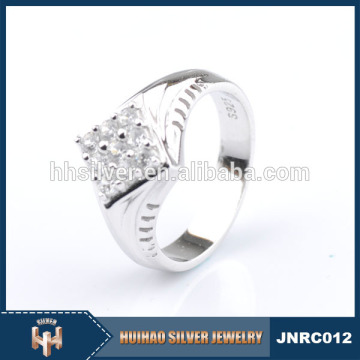 2016 direct wholesale costume jewelry china 925 sterling silver fashion jewelry man made diamond rings