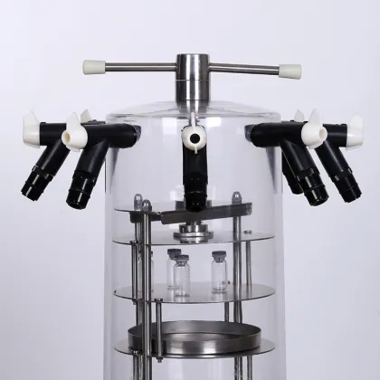 Small Laboratory Benchtop Biotech Vacuum Lyophilizer
