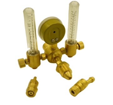 China Manufacturing Argon Regulator with Two Flowmeters
