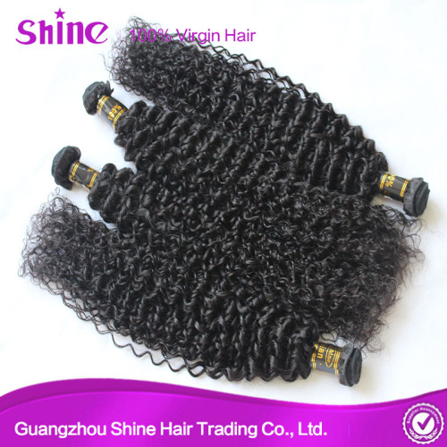 Natural Shine Virgin Mongolian Kinky Curly Hair Extensions