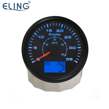 ELING 85mm GPS Speedometer - 35KNOTS/70KNOTS with 8 Color Backlight for Boats/Yachts