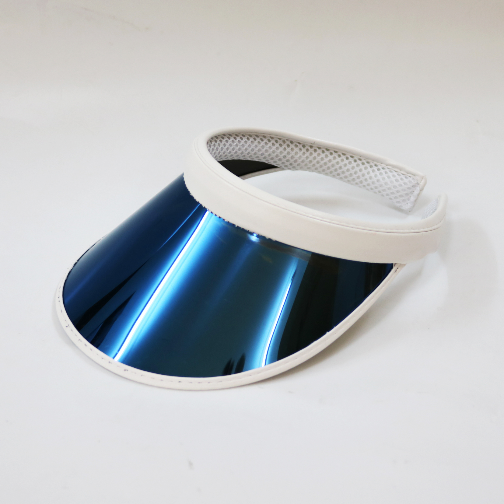 blue visor cap