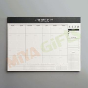 Custom A4 Undated Weekly To-Do Notebook