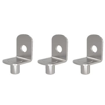 BOKE Zinc Alloy Glass Shelf Support for Furniture Cabinets