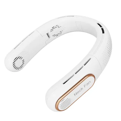 Hanging Leafless Folding Fan: USB Charging, Digital Display, Silent, Portable, Mini Fan