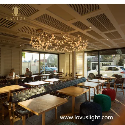 Wreath shape creative chandelier restaurant chandelier wedding chandelier hotel chandelier personalized custom chandelier