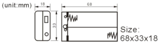 FBCB1141-1 battery holder