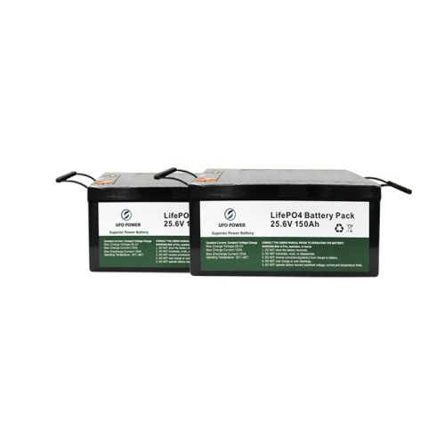 Batería de litio de alta seguridad de 25.6v 150Ah