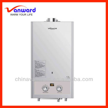 Flue type water heater for shower 10-16L
