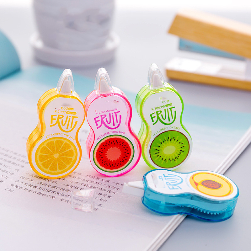 1PC Lovely Correction Tape Kawaii Fruit Correction Tapes School Writing Corrector Tool Students Stationery
