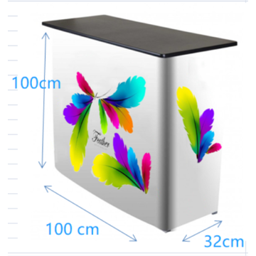 Tabla de promoción plegable de estructura de aluminio