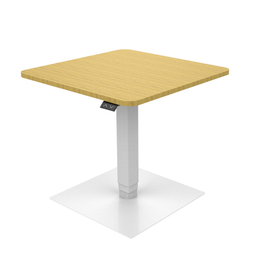 Adjustable Height Table Electric Control Small Table For Workstation Wooden Meeting Factory