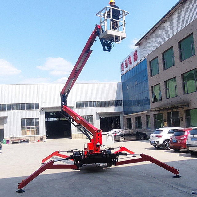 Custom Made 22m AC Power Battery Telescopic Boom Lift Work Platform for Sale
