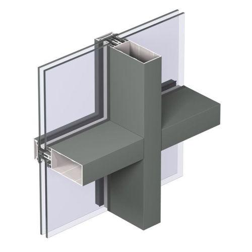 Алюминиевая ненесущая стена отличного качества