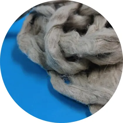 2400NM Raw Hemp Fibre Top for Spinning