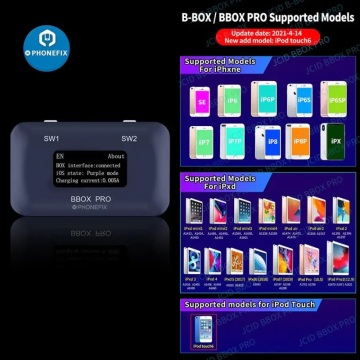 JC B-BOX PRO Nand Programmer Purple Screen DFU Tool For iPhone iPad Repair
